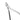 MedKraft Clear Aligner Plier Horizontal – tip close-up angle, stainless steel orthodontic tool for aligner adjustments