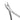 MedKraft Slim Ligature Cutter Long Handle T.C., close-up of orthodontic tungsten carbide edges for precise wire trimming